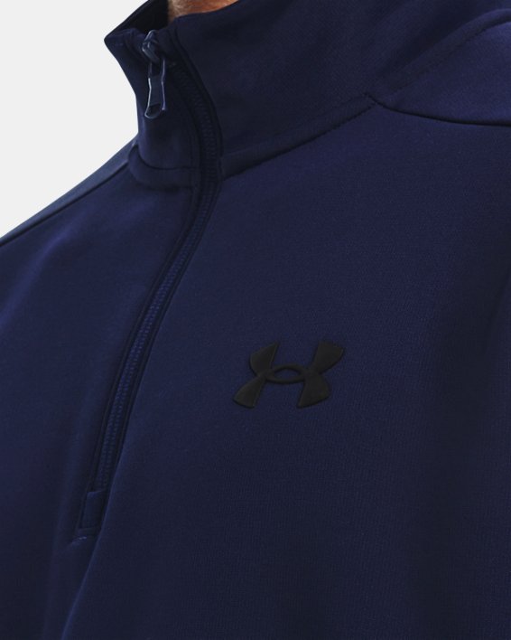 Armour Fleece® Hoodie mit ¼ Zip für Herren, Blue, pdpMainDesktop image number 3